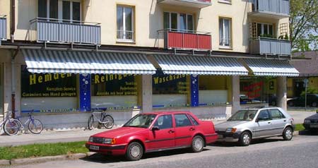 Auenansicht des Waschsalons